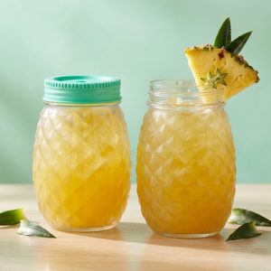 Envase pina 600 ml con tapa